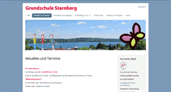 Desktop Screenshot of grundschule-starnberg.de