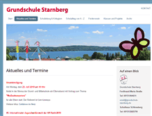 Tablet Screenshot of grundschule-starnberg.de